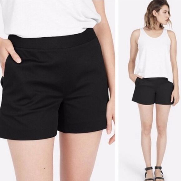 Everlane the high rise cotton shorts black - Picture 2 of 6